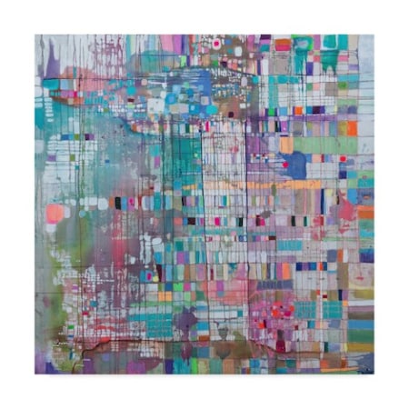 Trademark Fine Art Zwart 'Matrix Color Field' Canvas Art, 18x18 ALI23507-C1818GG